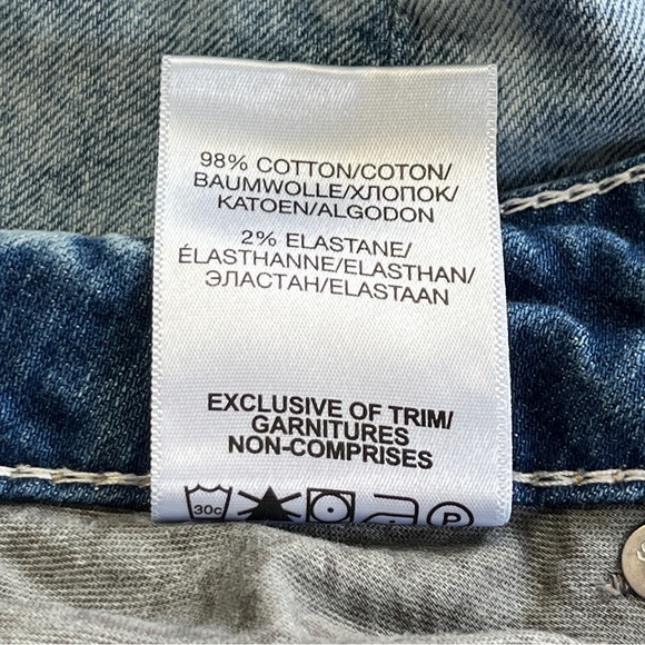 Silver Boyfriend Jeans, Classic Stretch, W25 L29 (measures 32" inseam) - Picture 13 of 13